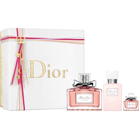 miss dior trio pack|miss dior eau de parfum gift set.